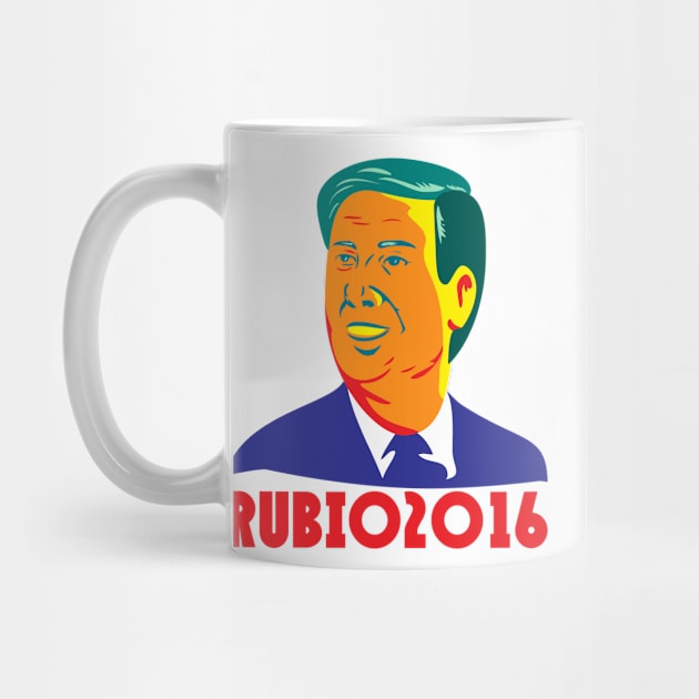 Marco Rubio President 2016 Republican Retro by retrovectors